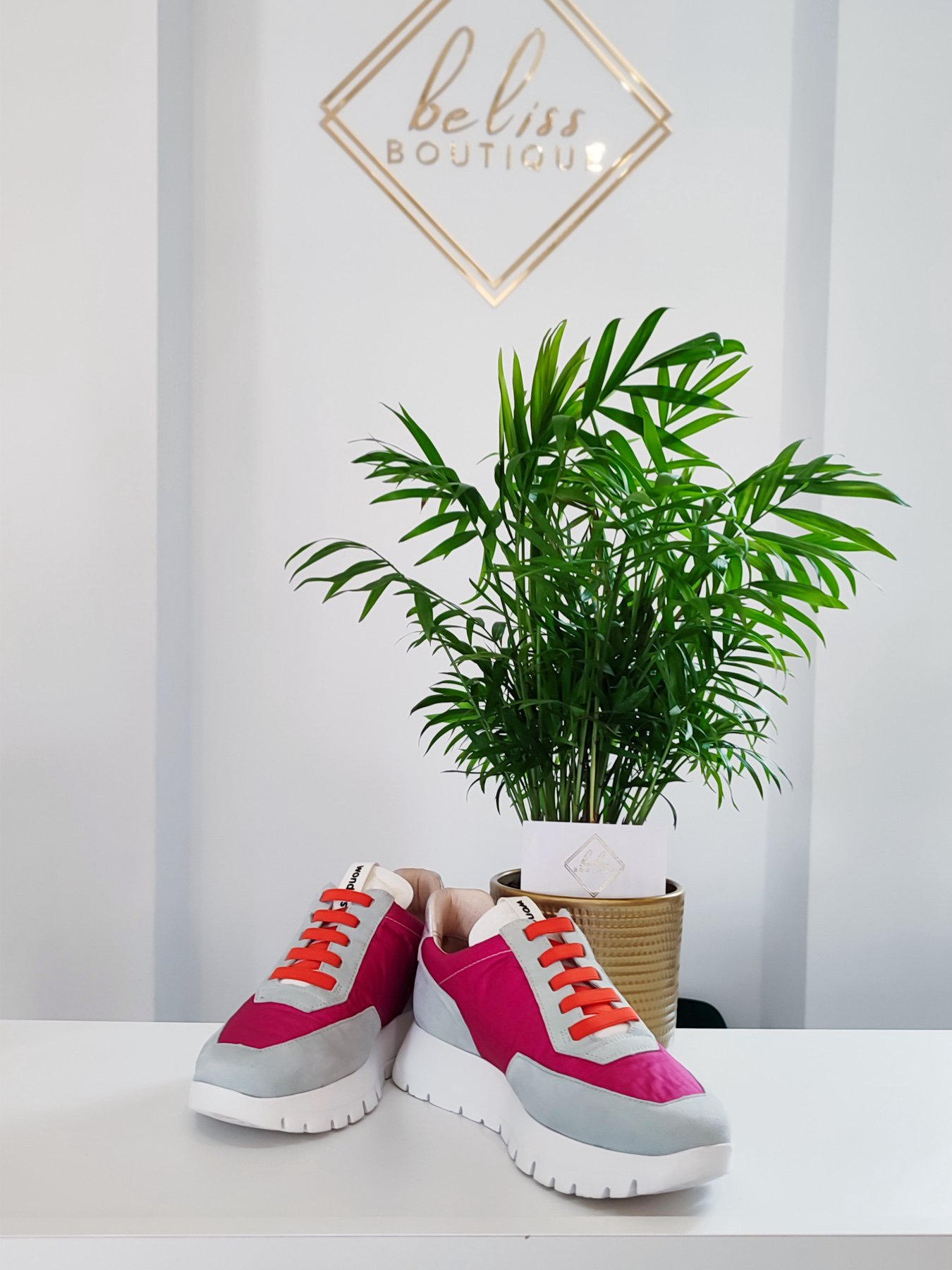 SNEAKERSY-WONDERS-A-2422-T- FUKSJA-2 SNEAKERSY WONDERS A-2422-T FUKSJA-MIĘTA