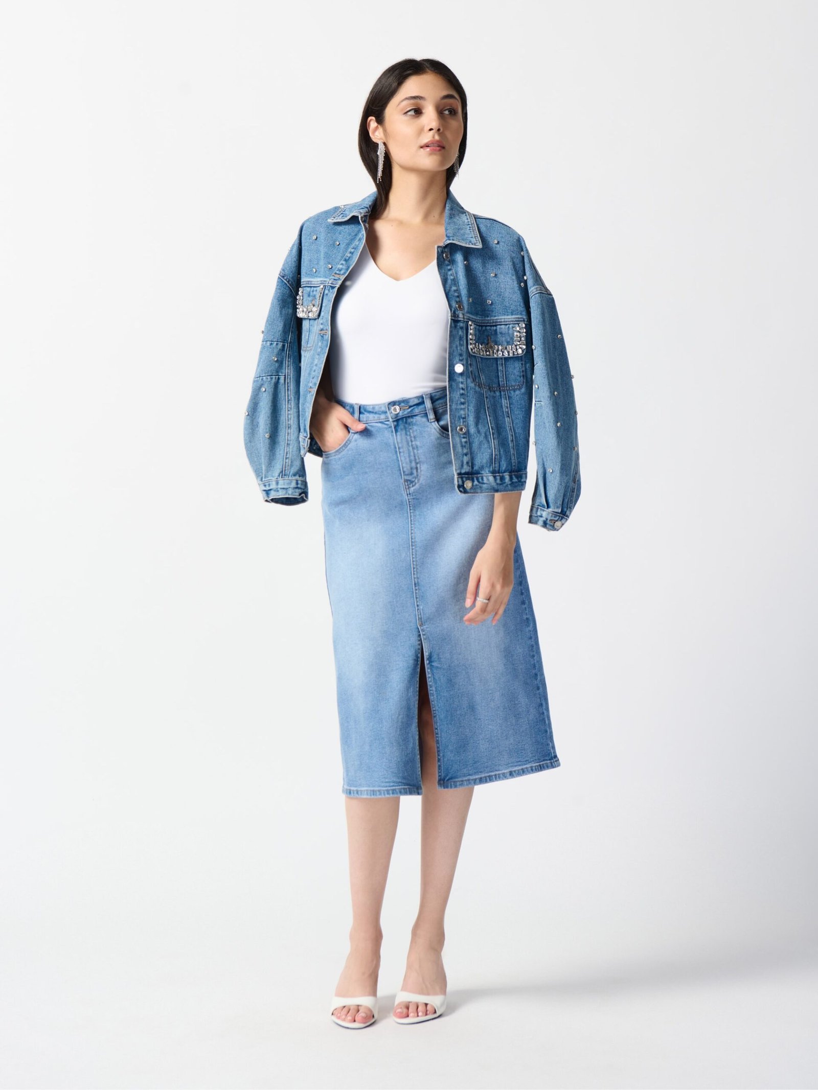 SPÓDNICA-JEANS-JOSEPH-RIBKOFF-242919-3 SPÓDNICA JEANS JOSEPH RIBKOFF 242919